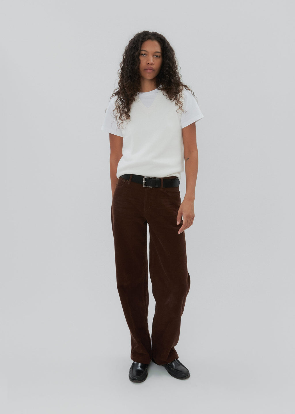 Still Here Everyday Jean, Chocolate Corduroy