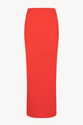 Emma Skirt Ribbed, Poppy
