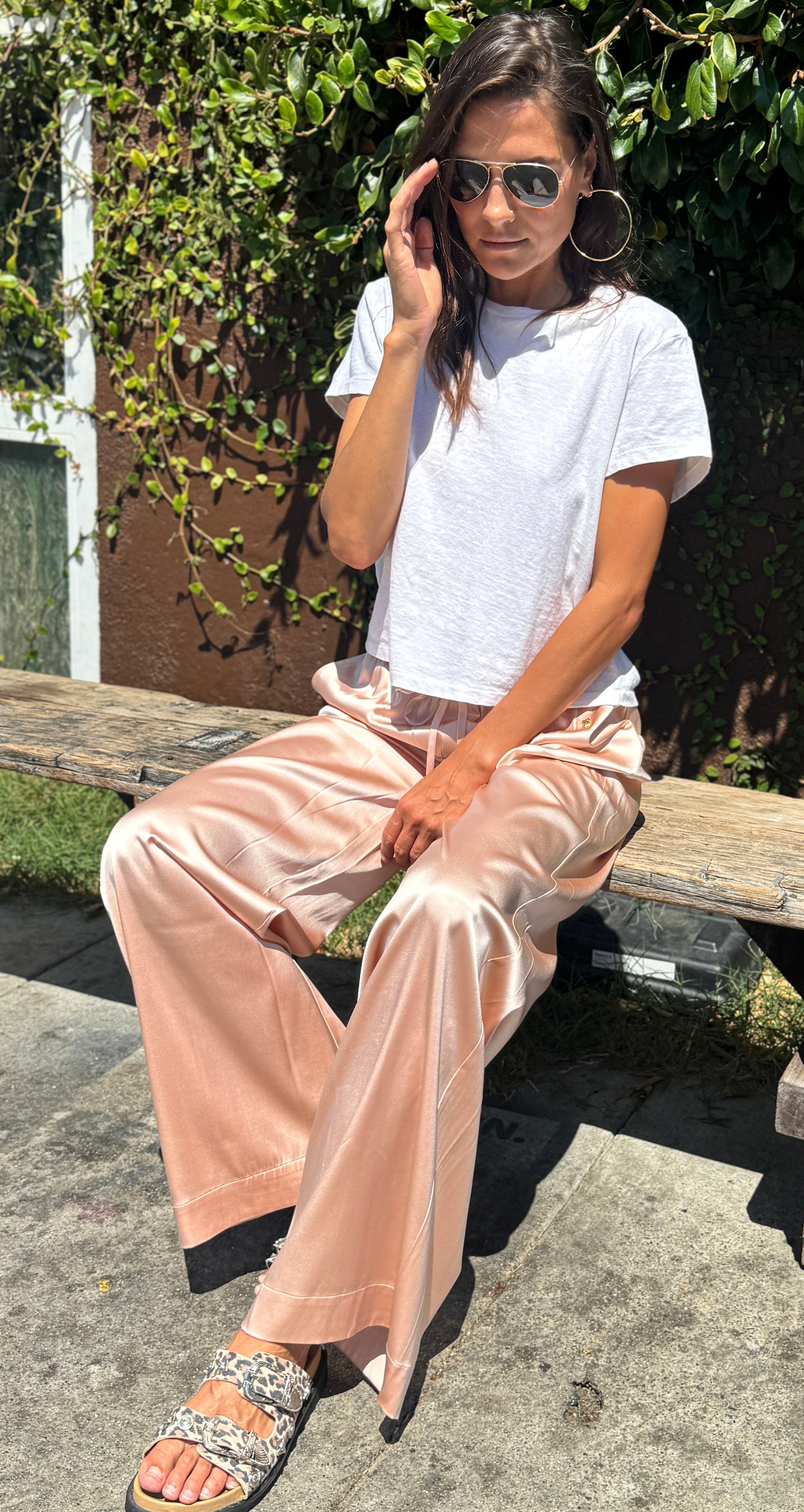 Brody Stretch-Silk Pant