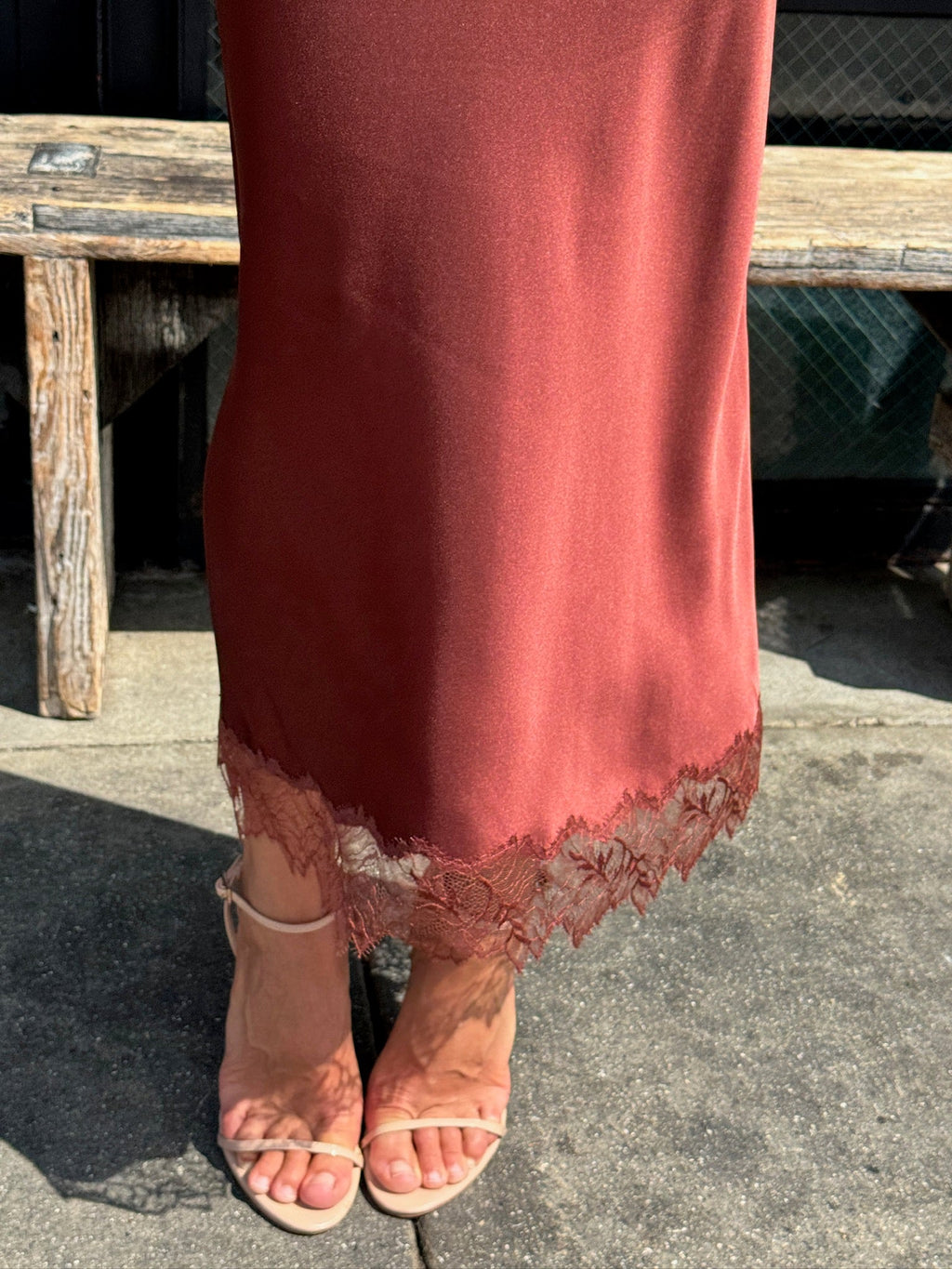Taylor Dress, Mahogany