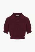 Journey Cashmere Top, Oxblood