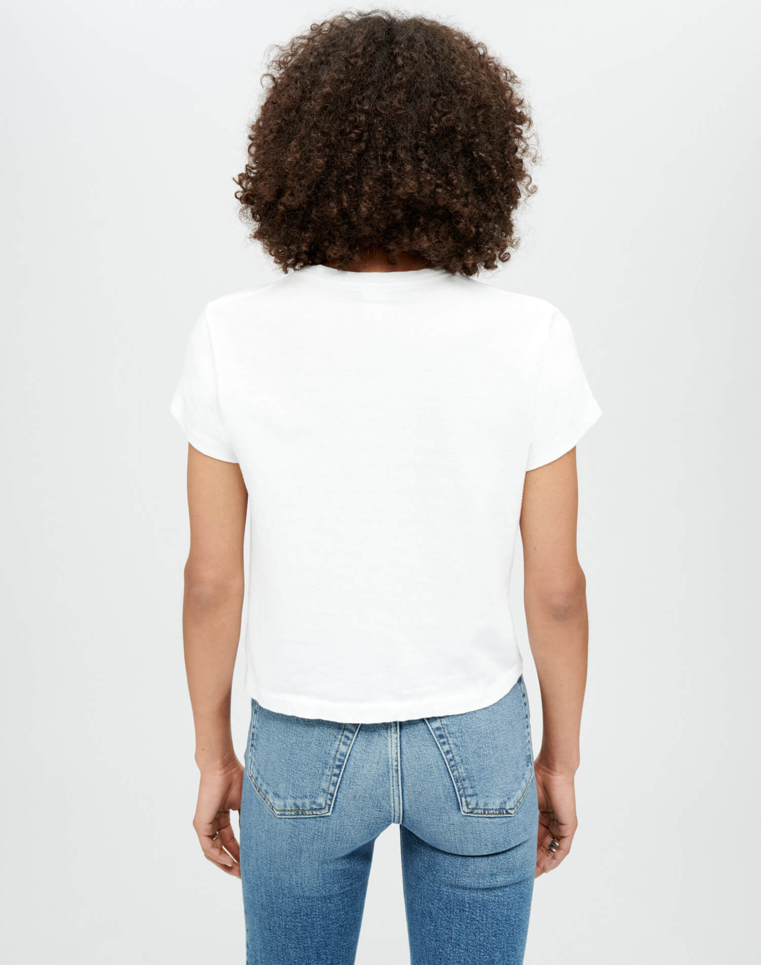 Hanes 1950's Boxy Tee, Optic White