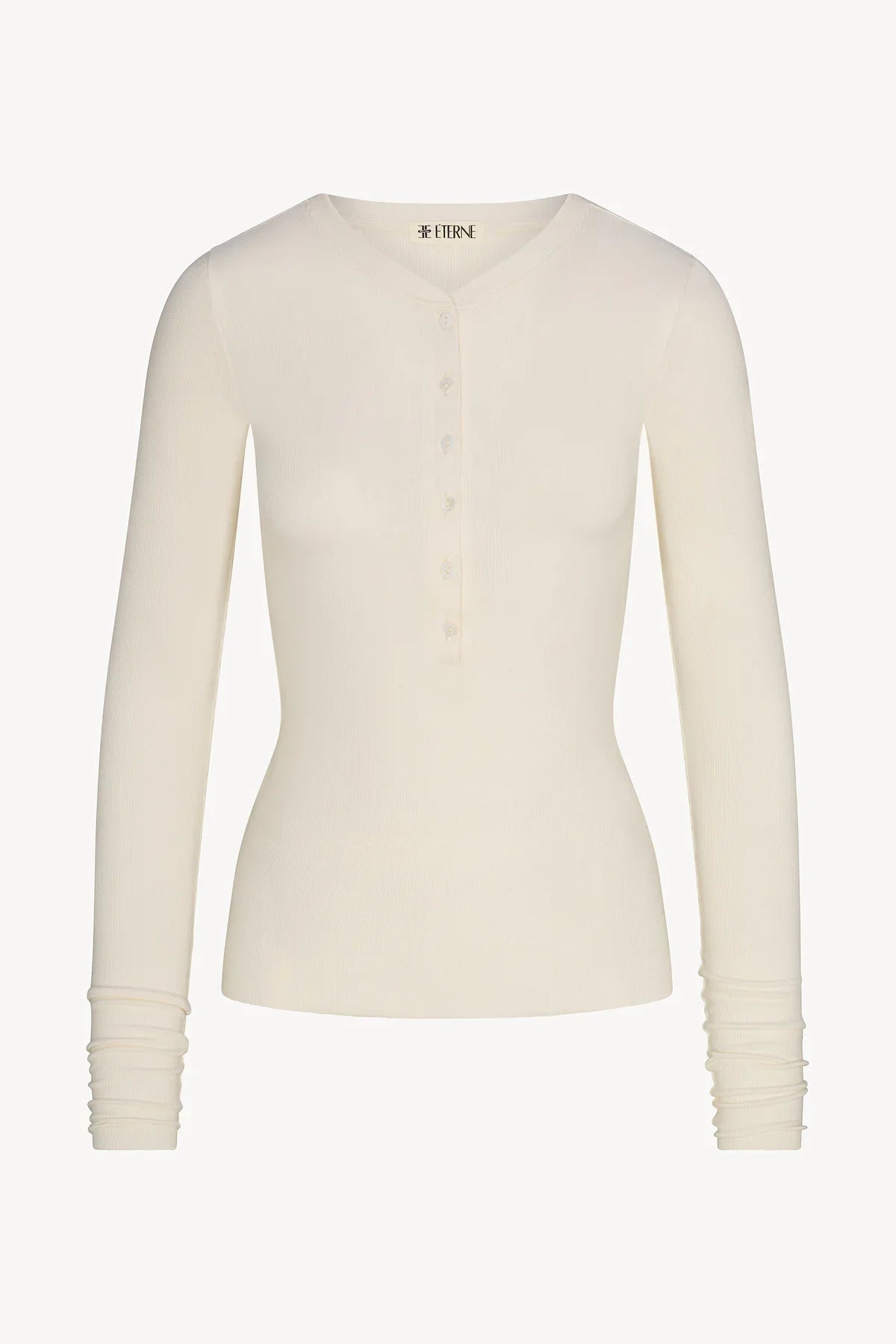 Hanes Waffle Boxy Henley