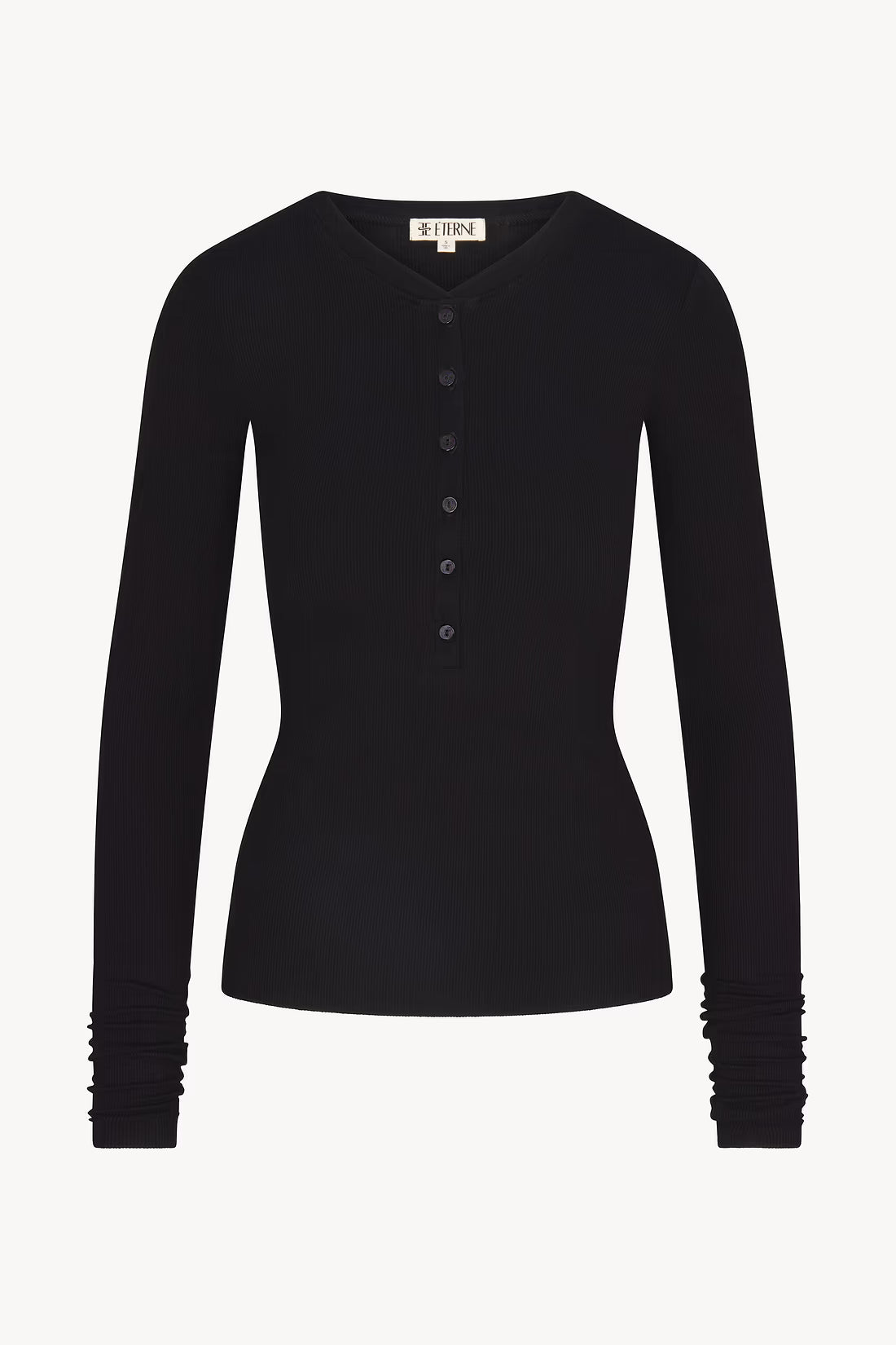 Hanes Waffle Boxy Henley