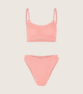 Phoebe bikini, Peach Crinkle