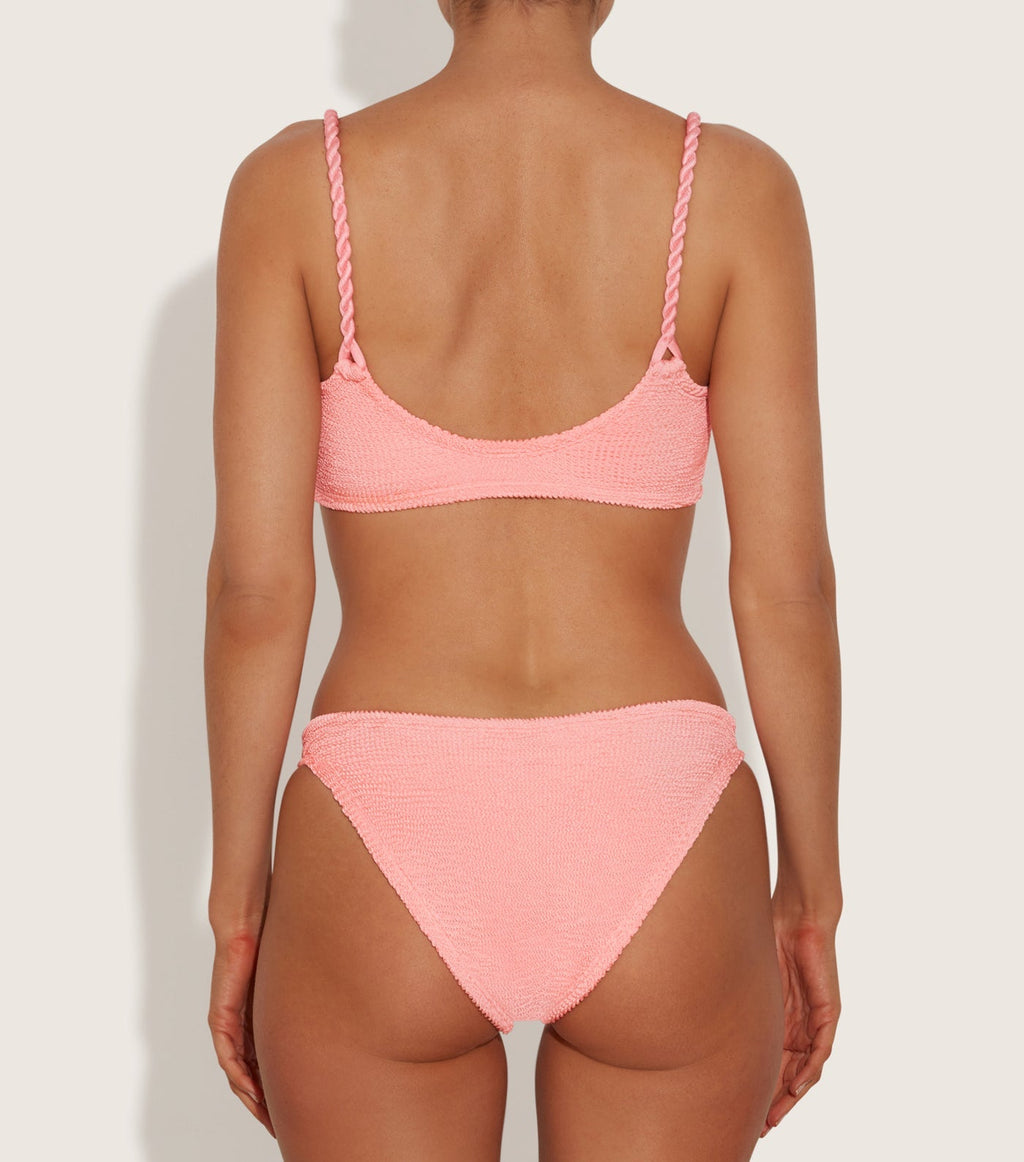 Phoebe bikini, Peach Crinkle