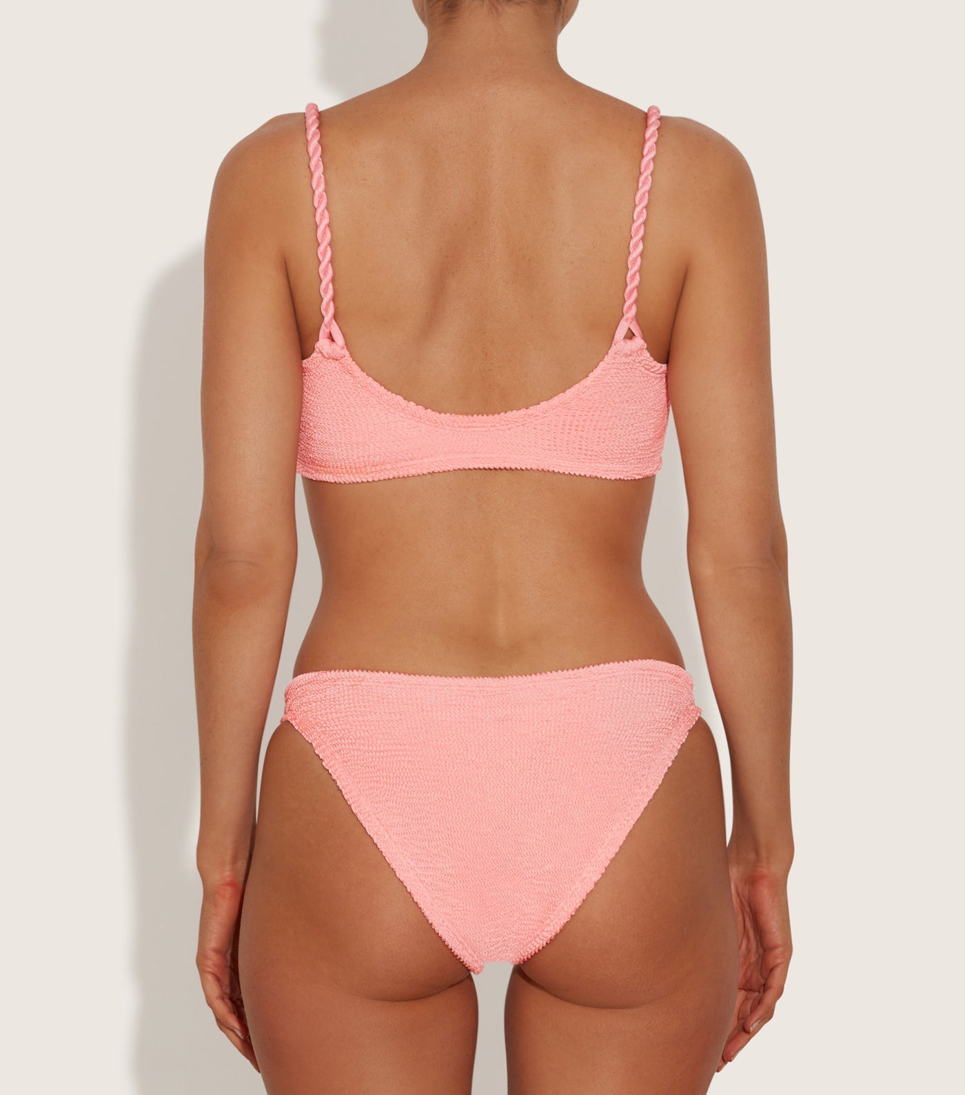 Phoebe bikini, Peach Crinkle