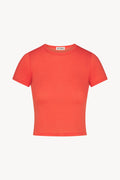 Short Sleeve Baby Tee, Poppy