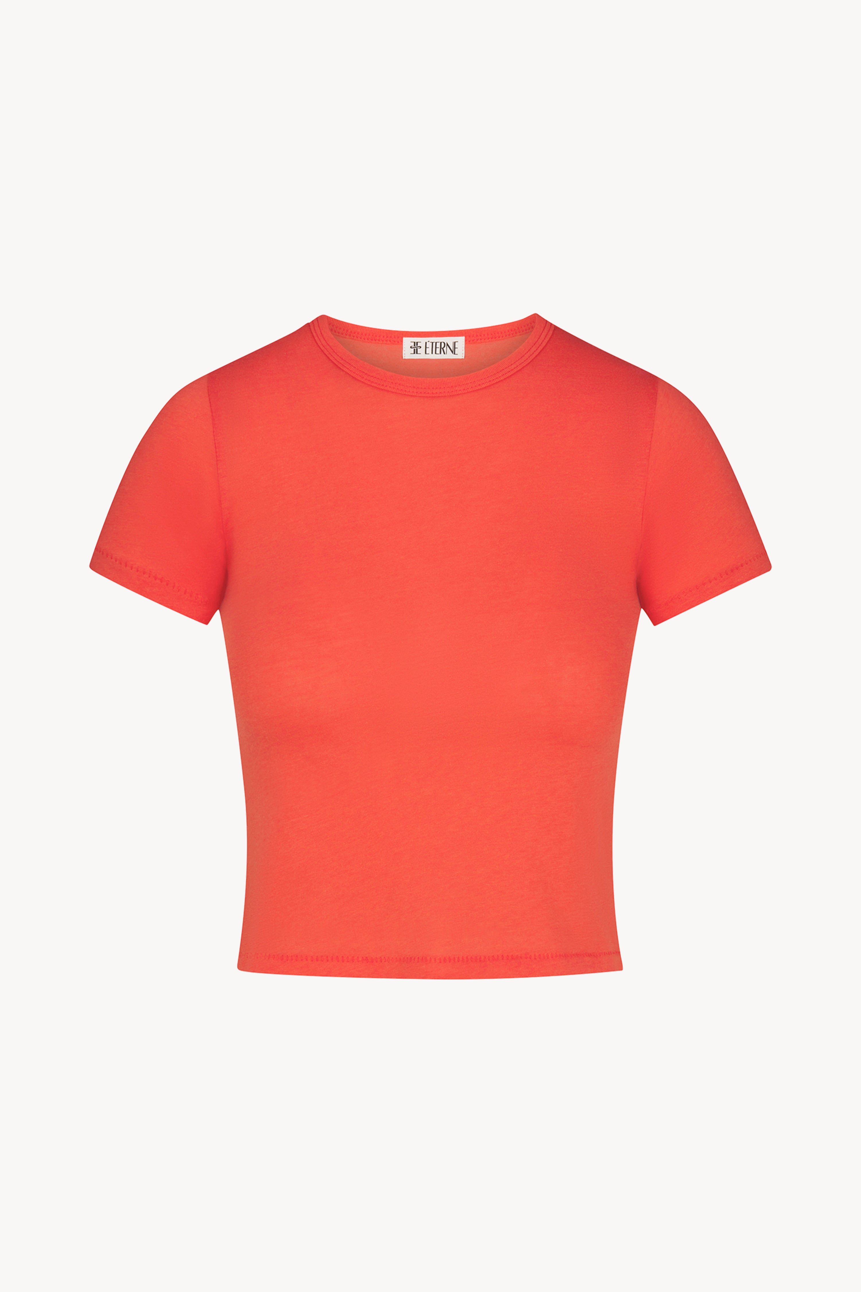 Short Sleeve Baby Tee, Poppy