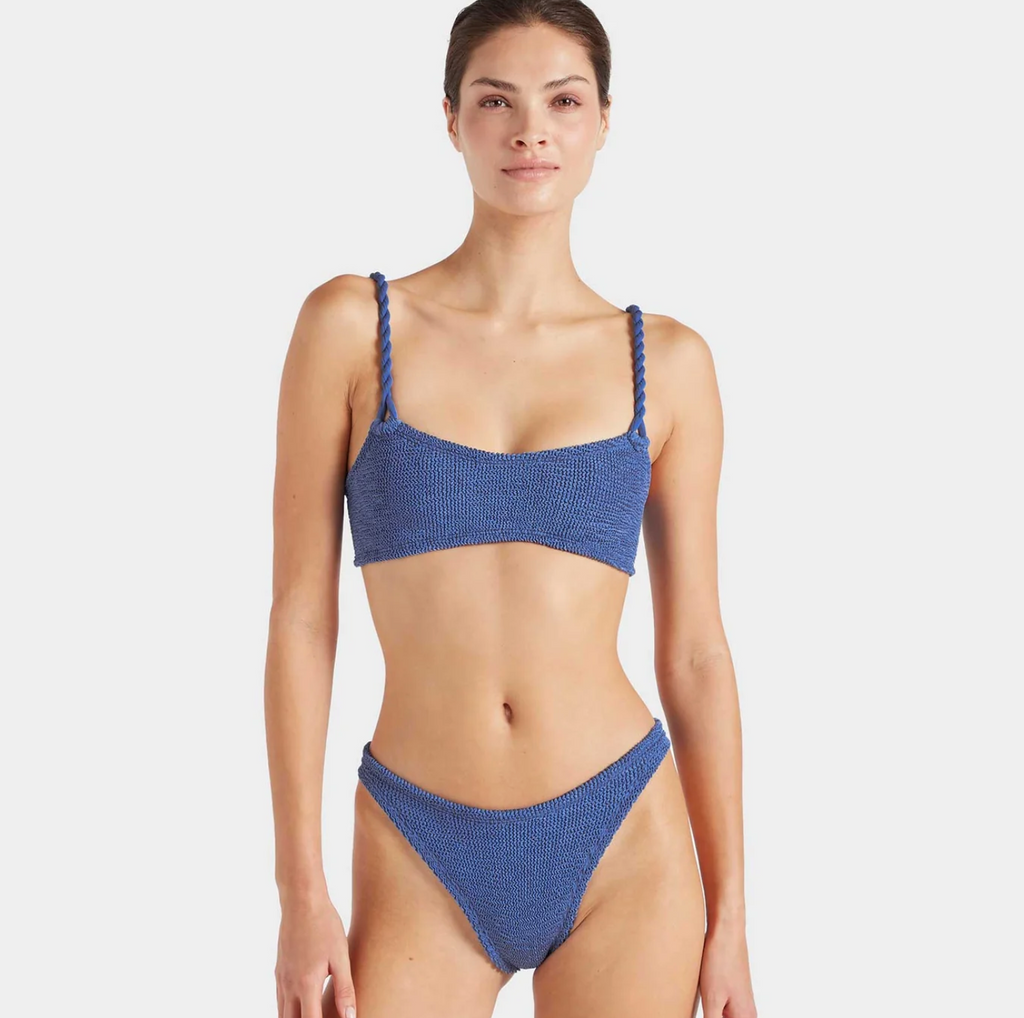 Phoebe Bikini, Metallic Denim