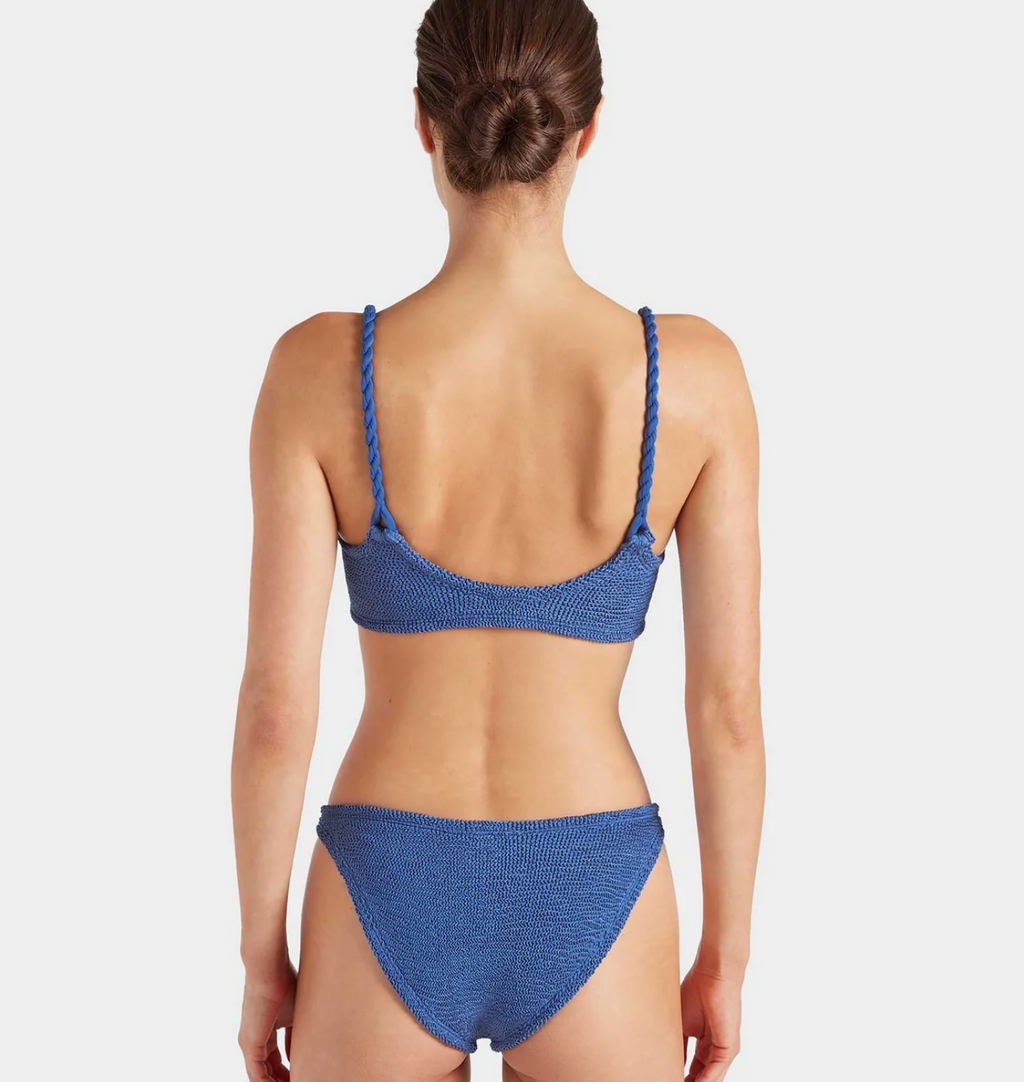 Phoebe Bikini, Metallic Denim